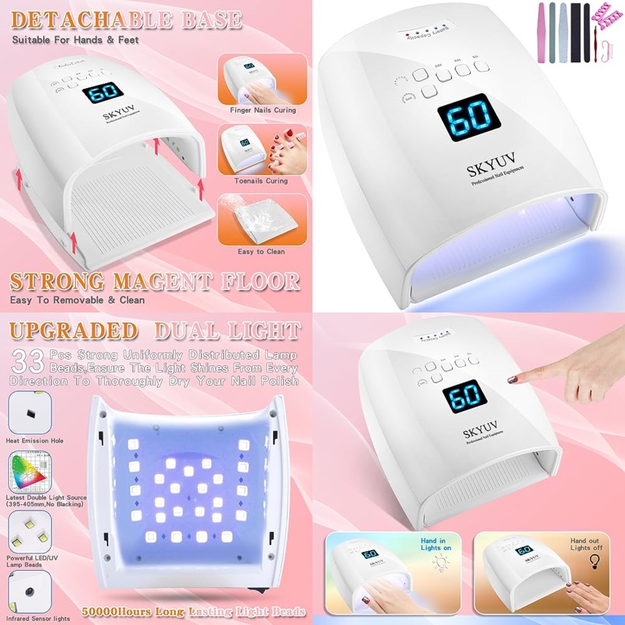 Gel Nail Polish - 충전식 빠른 건조 UV LED 네일