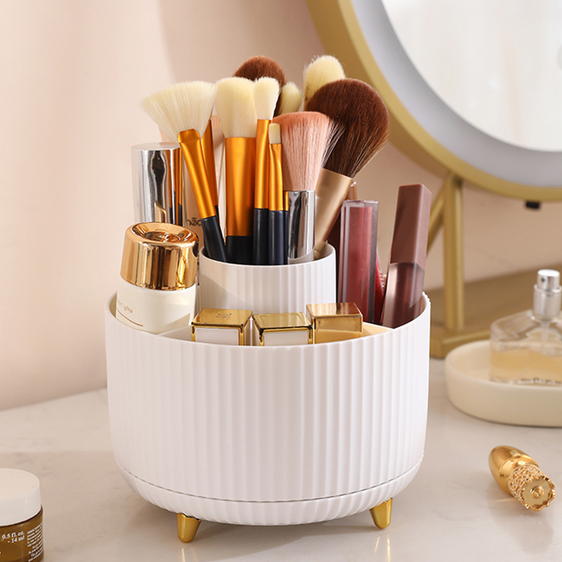 Beauty Makeup Desk - 1개 360 ° 회전식 메이크업 브러쉬