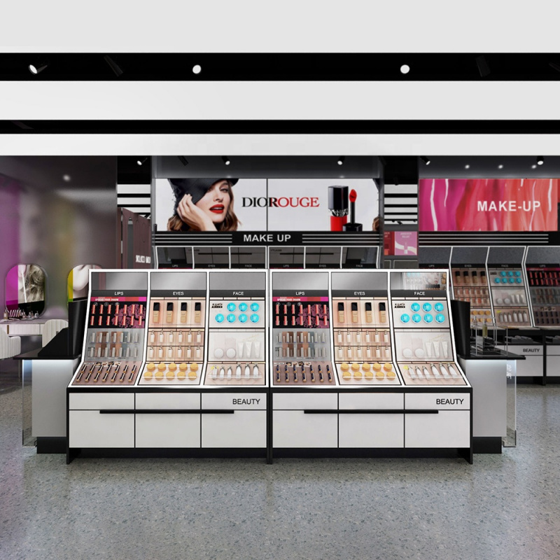 맞춤형 메이크업 스토어 화장품 소매 카운터 테이블 선반 - Beauty Makeup Stores 리뷰 및 가격