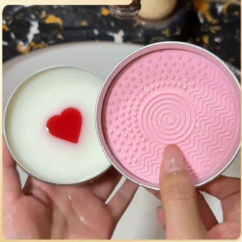 SU 귀여운 하트 모양 메이크업 브러쉬 세척 비누 10 - Cosmetic Sponge 리뷰 및 가격