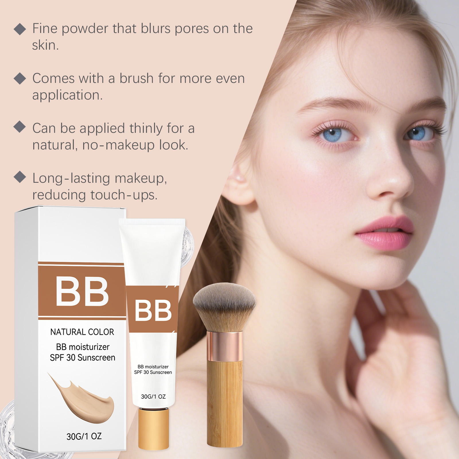 SPF 30 틴티드 모이스처라이저 비비크림 히알루론산  - Makeup Beauty Ro 리뷰 및 가격