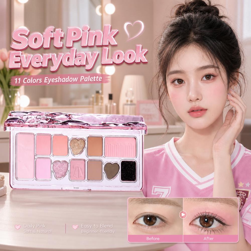 카펠 11색 아이섀도우 팔레트 펄리쉬 매트 롱래스팅 메 - Merit Beauty Makeup 리뷰 및 가격