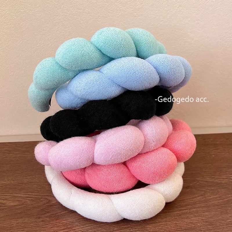 여성을위한 레트로 푹신한 헤어 밴드 스폰지 머리띠 벨벳 - Cosmetic Sponge 리뷰 및 가격