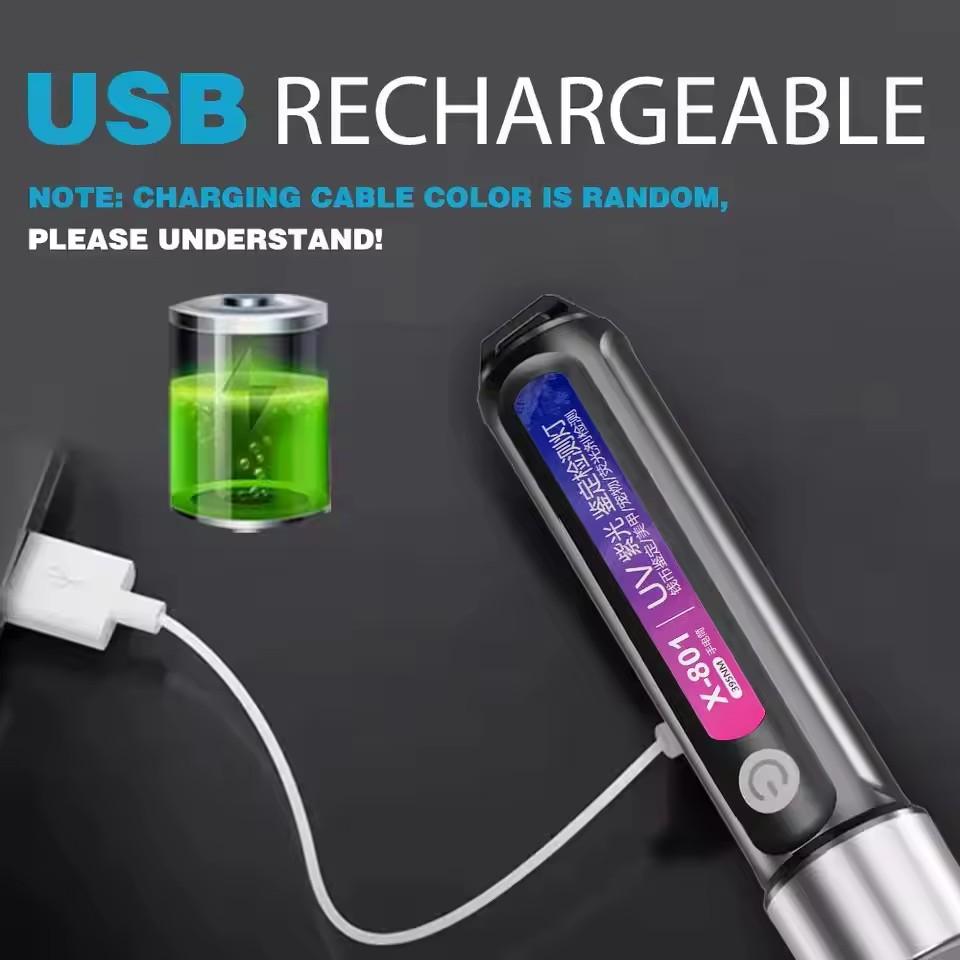 미니 UV LED 블랙라이트 손전등 충전식 네일 램프  - Uv Nail Lamp 리뷰 및 가격