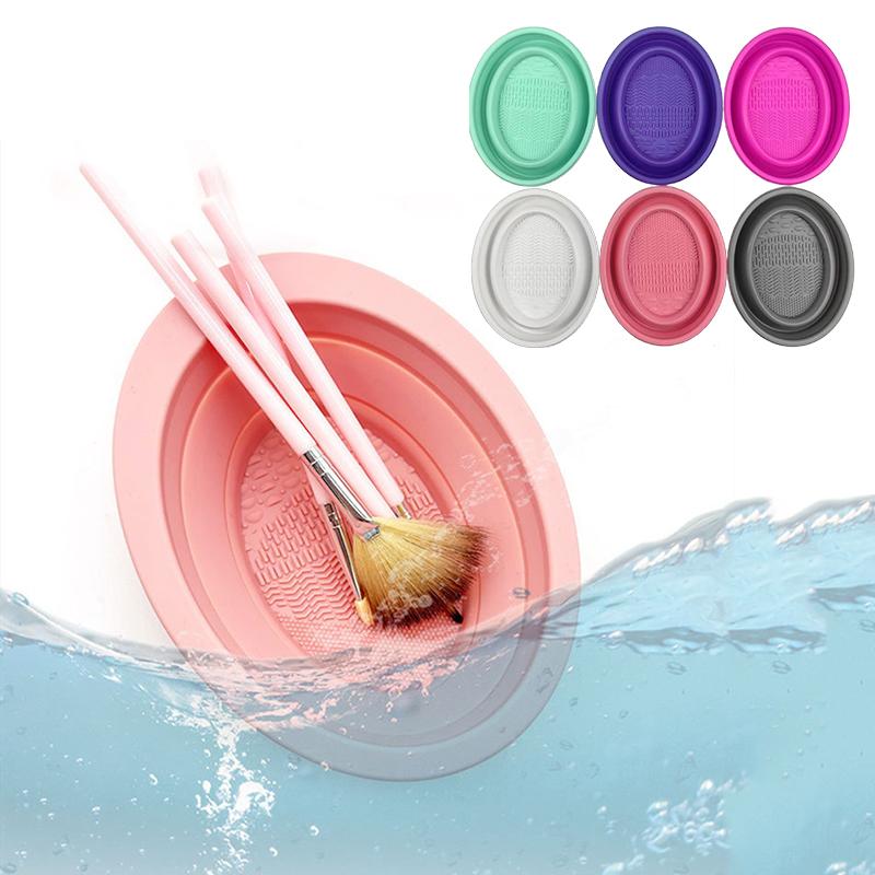 부드러운 실리콘 메이크업 브러쉬 클리너 접이식 파우더  - Cosmetic Sponge 리뷰 및 가격