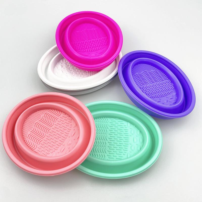 부드러운 실리콘 메이크업 브러쉬 클리너 접이식 파우더  - Cosmetic Sponge 리뷰 및 가격
