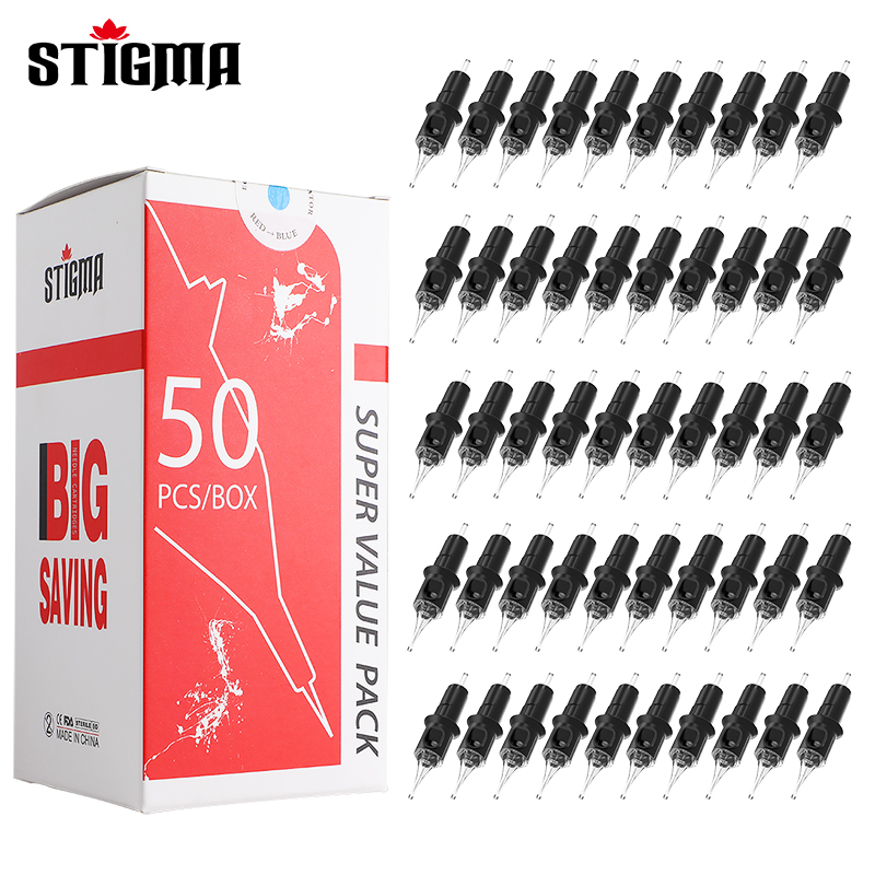 50Pcs 문신 카트리지 바늘 부티크 일회용 멸균 혁명 - Merit Beauty Makeup 리뷰 및 가격