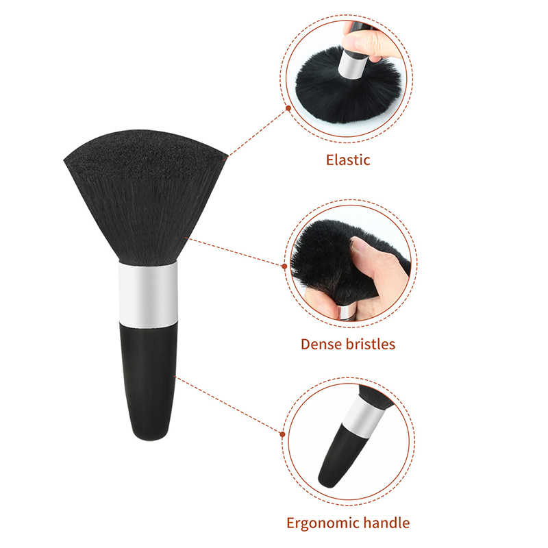 새로운 소프트 넥 페이스 더스터 바버 블랙 수염 브러쉬 - Makeup Beauty Ro 리뷰 및 가격