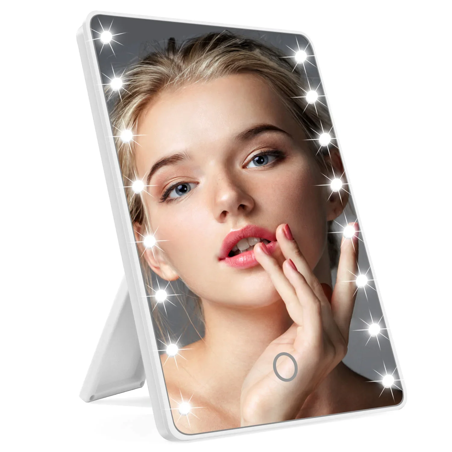 16 LED 메이크업 거울 LED 터치 조절 가능한 빛 - Beauty Makeup Desk 리뷰 및 가격