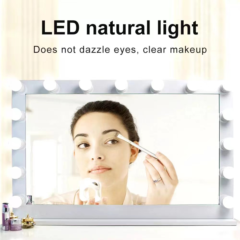 LED 라이트 페이스트 미러 메이크업 전구, 메이크업  - Beauty Makeup Desk 리뷰 및 가격