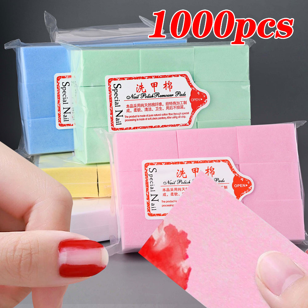 100/500/600/1000Pcs 부직포 네일 청소  - Gel Nail Polish 리뷰 및 가격