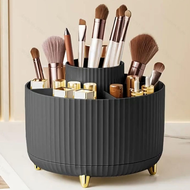 1개 360 °   회전식 메이크업 브러쉬 홀더 보관함 - Beauty Makeup Desk 리뷰 및 가격