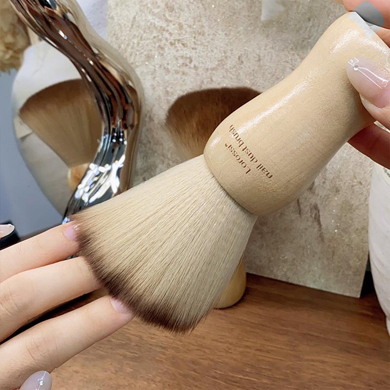 1PC 전문가용 푹신한 네일 아트 브러쉬 둥근 나무 손 - Makeup Beauty Ro 리뷰 및 가격