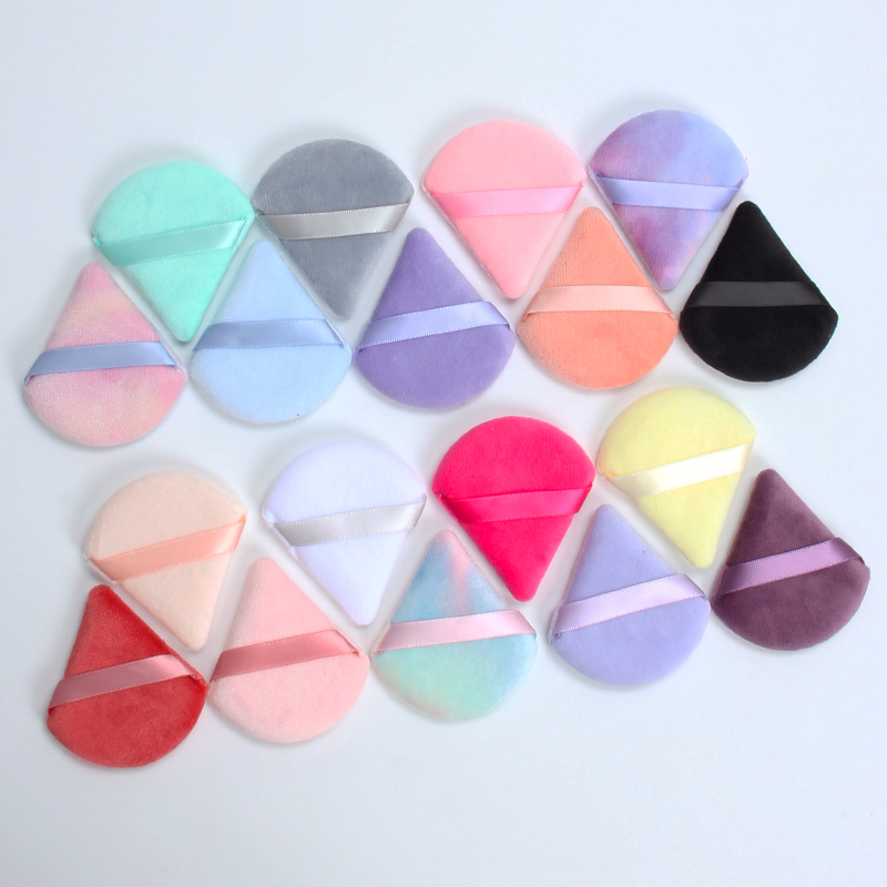 2Pcs 삼각형 파우더 퍼프 페이스 메이크업 스펀지 소 - Beauty Makeup Desk 리뷰 및 가격