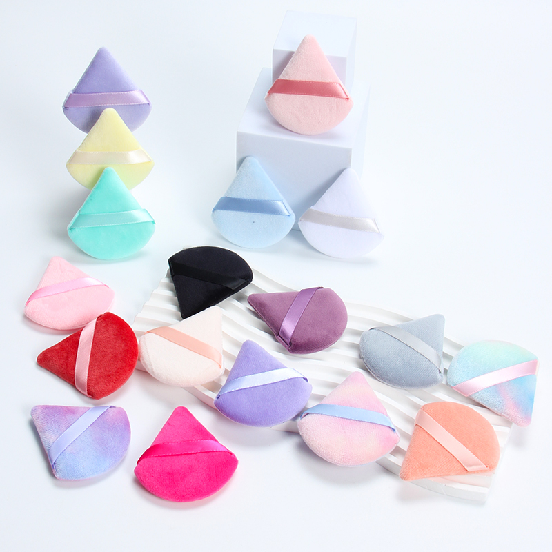 2Pcs 삼각형 파우더 퍼프 페이스 메이크업 스펀지 소 - Beauty Makeup Desk 리뷰 및 가격