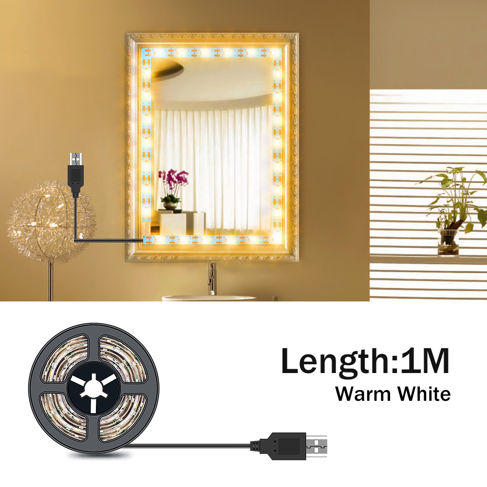 DC5V LED 메이크업 거울 라이트 스트립 USB 드 - Beauty Makeup Desk 리뷰 및 가격