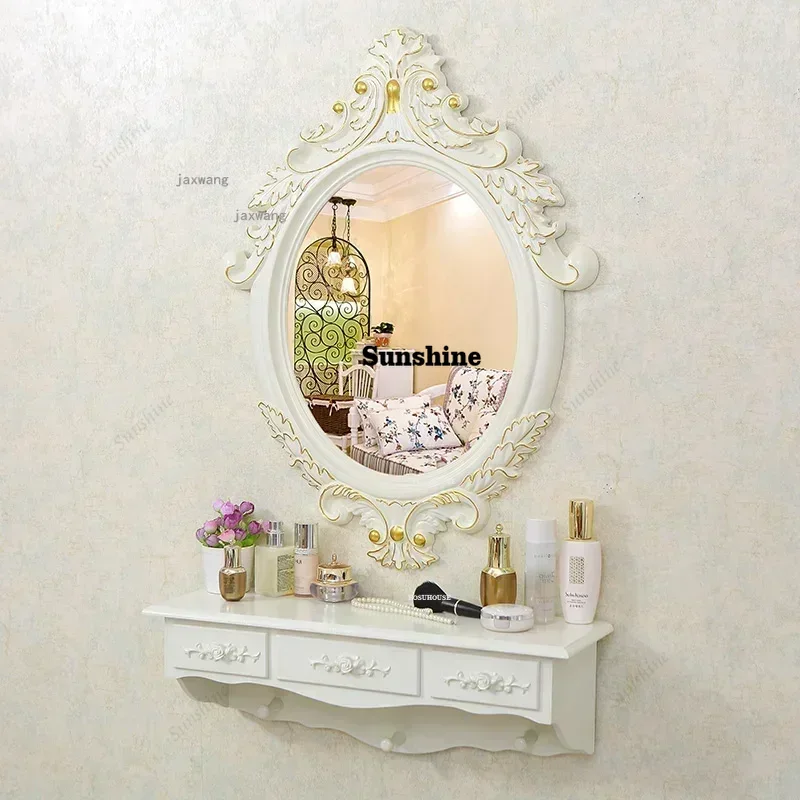 의류 매장 복고풍 장식 거울 호텔 고급 벽걸이 화장 거 - Beauty Makeup Stores 리뷰 및 가격