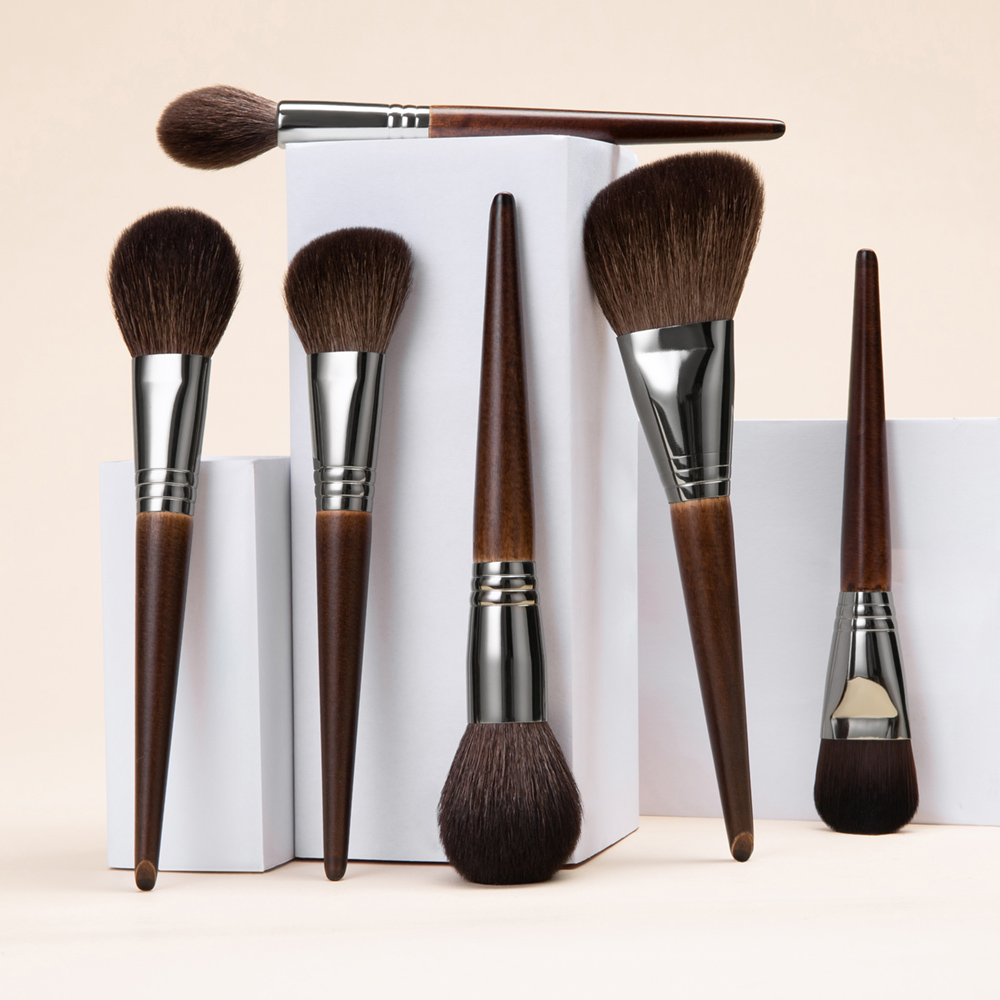 OVW 천연 염소 헤어 메이크업 브러쉬 세트 전문 키트 - Makeup Beauty Ro 리뷰 및 가격